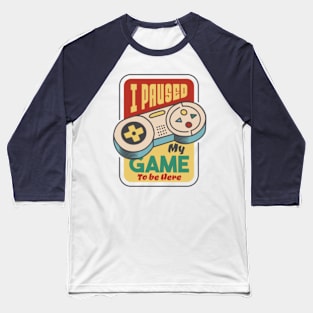 Paused Game Baseball T-Shirt